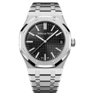 AUDEMARS PIGUET ROYAL OAK SILVER (BLACK DIAL)