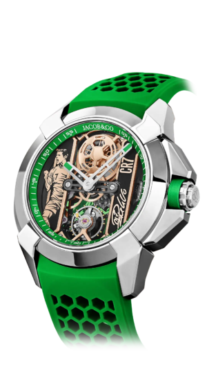 JACOB & CO – CR7 STAINLESS STEEL – GREEN